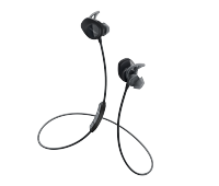 SoundSport® wireless headphones in Black front view SoundSport® wireless headphones in Black front view
